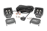 2 Inch Black Series LED Light Pods | Spot | Square | Cool White DRL