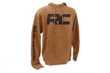 Rough Country Heavyweight Hoodie | RC Topographical | Saddle