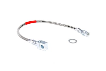 Extended Rear Stainless Steel Brake Line [89335S]