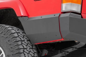 Rear Lower Quarter Panel Armor for 97-01 Jeep XJ Cherokee w/ Factory Fender Flares [10571]