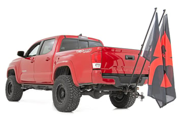 Universal 2" Hitch Dual Flag Pole Holder