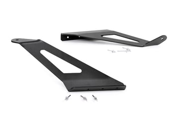 Upper Windshield 50in Curved LED Light Bar Mounting Brackets [70513]