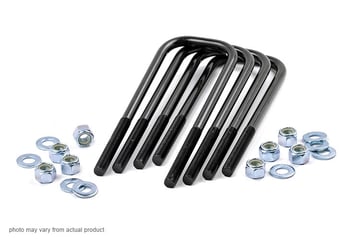 Universal Large Radius Semi Round U-Bolt Kit (Multiple Sizes)