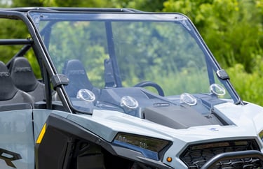 Vented UTV windshield