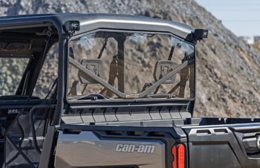 rear UTV windshields