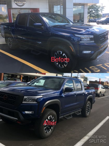 2.5 inch Lifted 2022 Nissan Frontier 4WD
