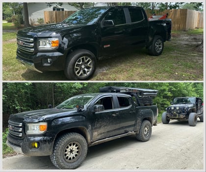 2 inch Lifted 2016 GMC Canyon 4WD