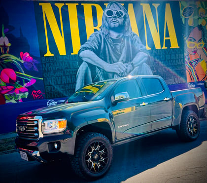 2 inch Lifted 2017 GMC Canyon RWD