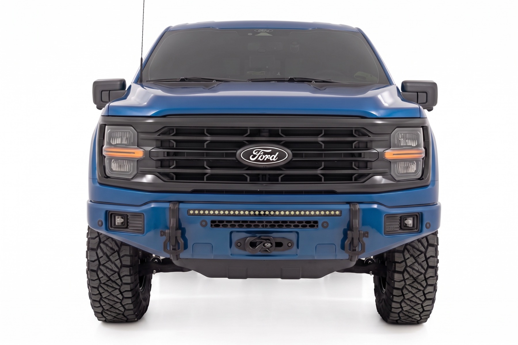 FXS Front Bumper | B3 Atlas Blue | EcoBoost | Ford F-150 2WD/4WD (2021-2025) view 3