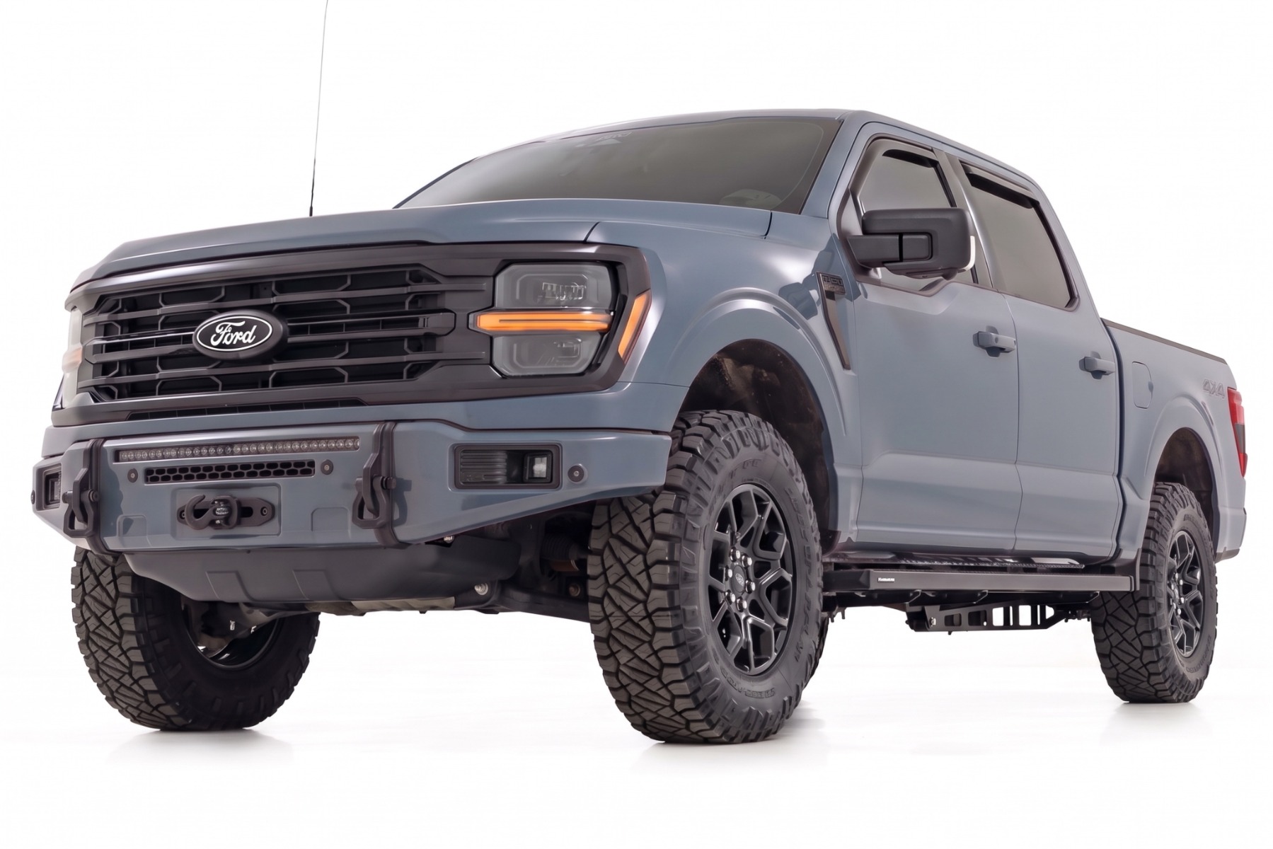 FXS Front Bumper | G4 Azure Gray | EcoBoost | Ford F-150 2WD/4WD (2021-2025) view 2