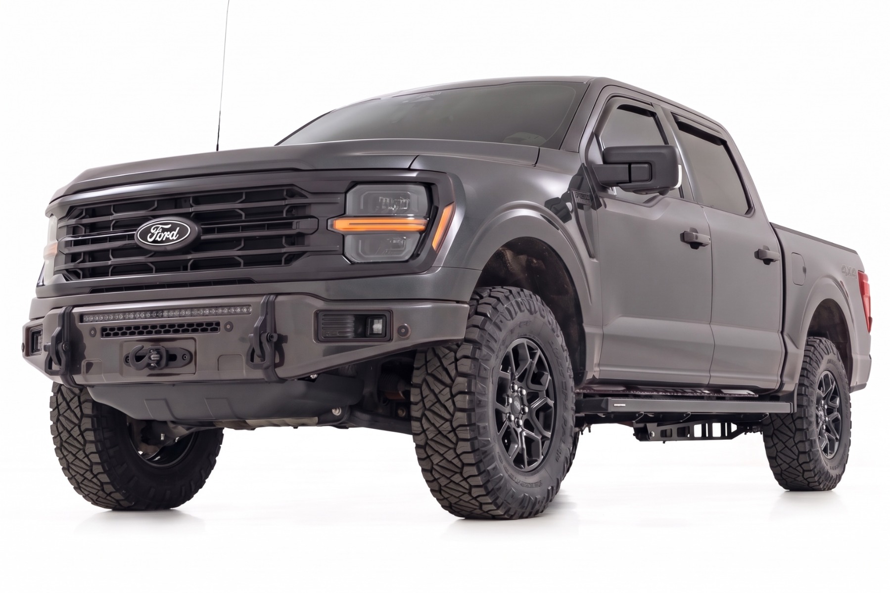 FXS Front Bumper | M7 Carbonized Gray | EcoBoost | Ford F-150 2WD/4WD (2021-2025) view 2