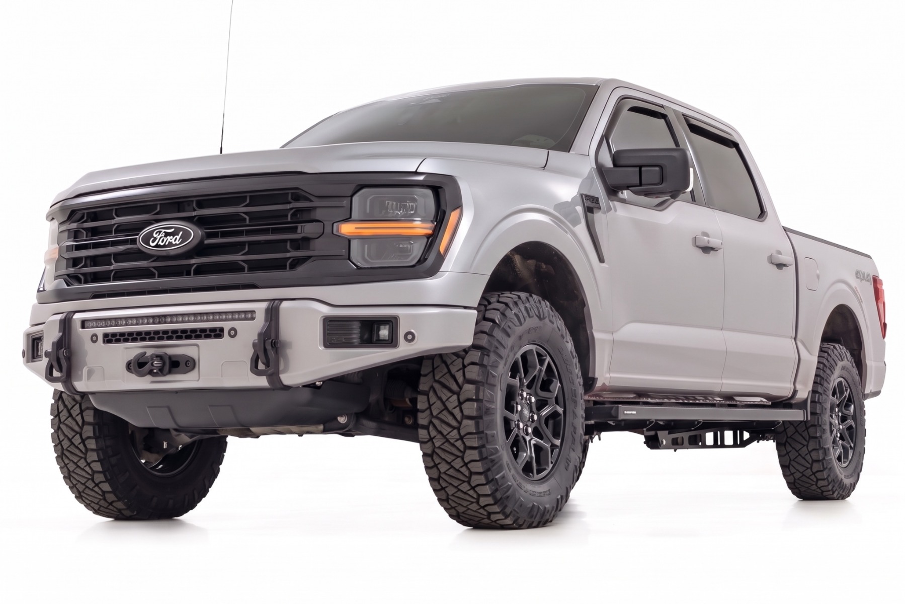 FXS Front Bumper | JS Iconic Silver | EcoBoost | Ford F-150 2WD/4WD (2021-2025) view 2