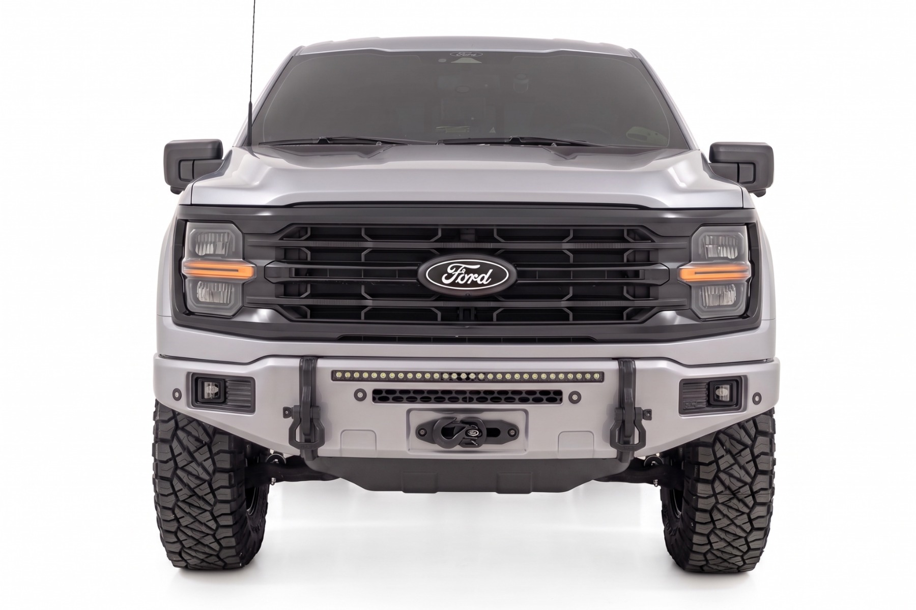 FXS Front Bumper | JS Iconic Silver | EcoBoost | Ford F-150 2WD/4WD (2021-2025) view 3