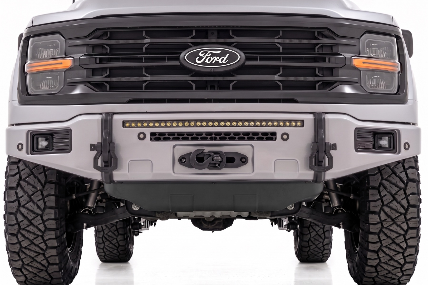 FXS Front Bumper | JS Iconic Silver | EcoBoost | Ford F-150 2WD/4WD (2021-2025) view 5