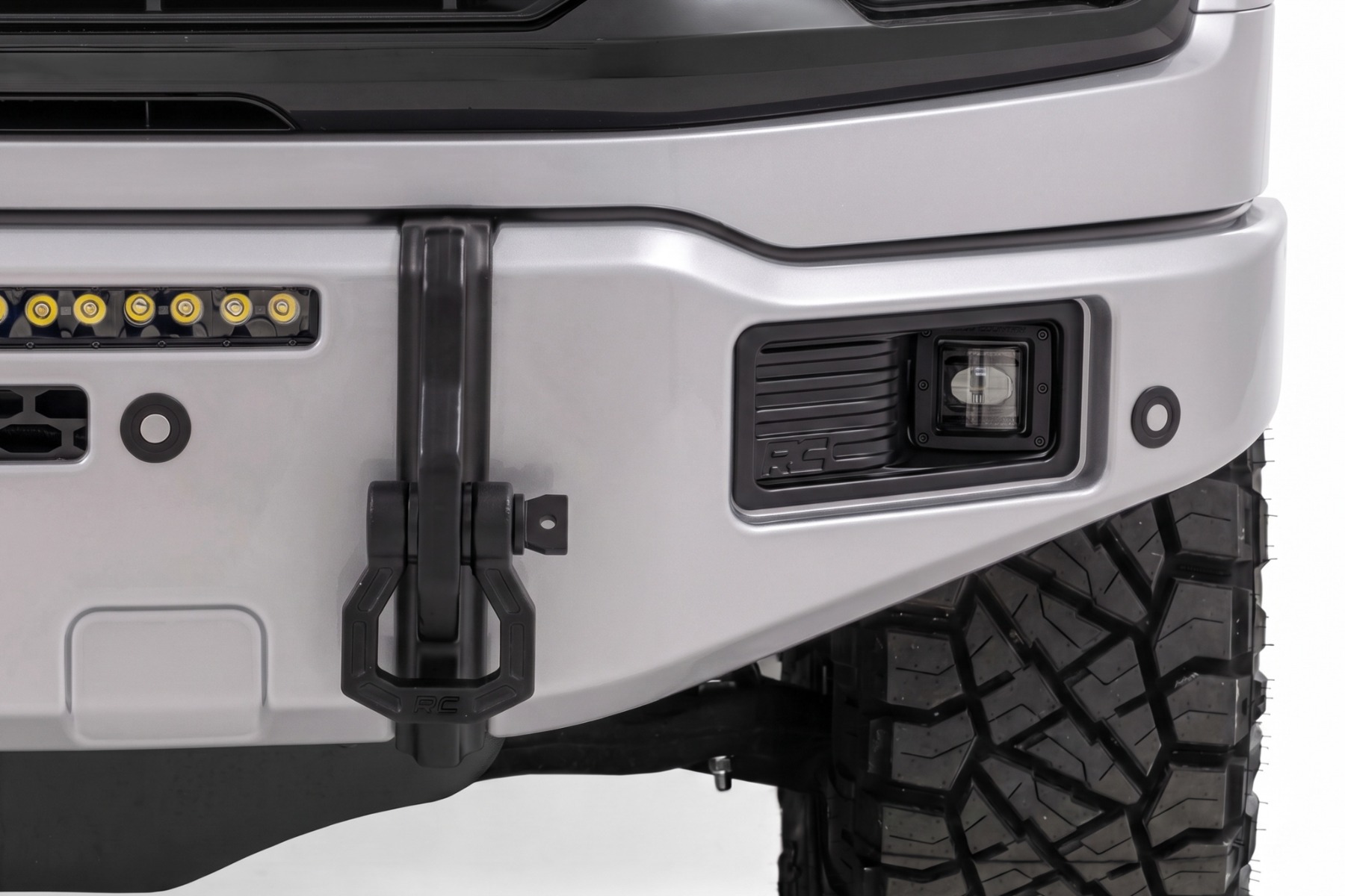 FXS Front Bumper | JS Iconic Silver | EcoBoost | Ford F-150 2WD/4WD (2021-2025) view 4