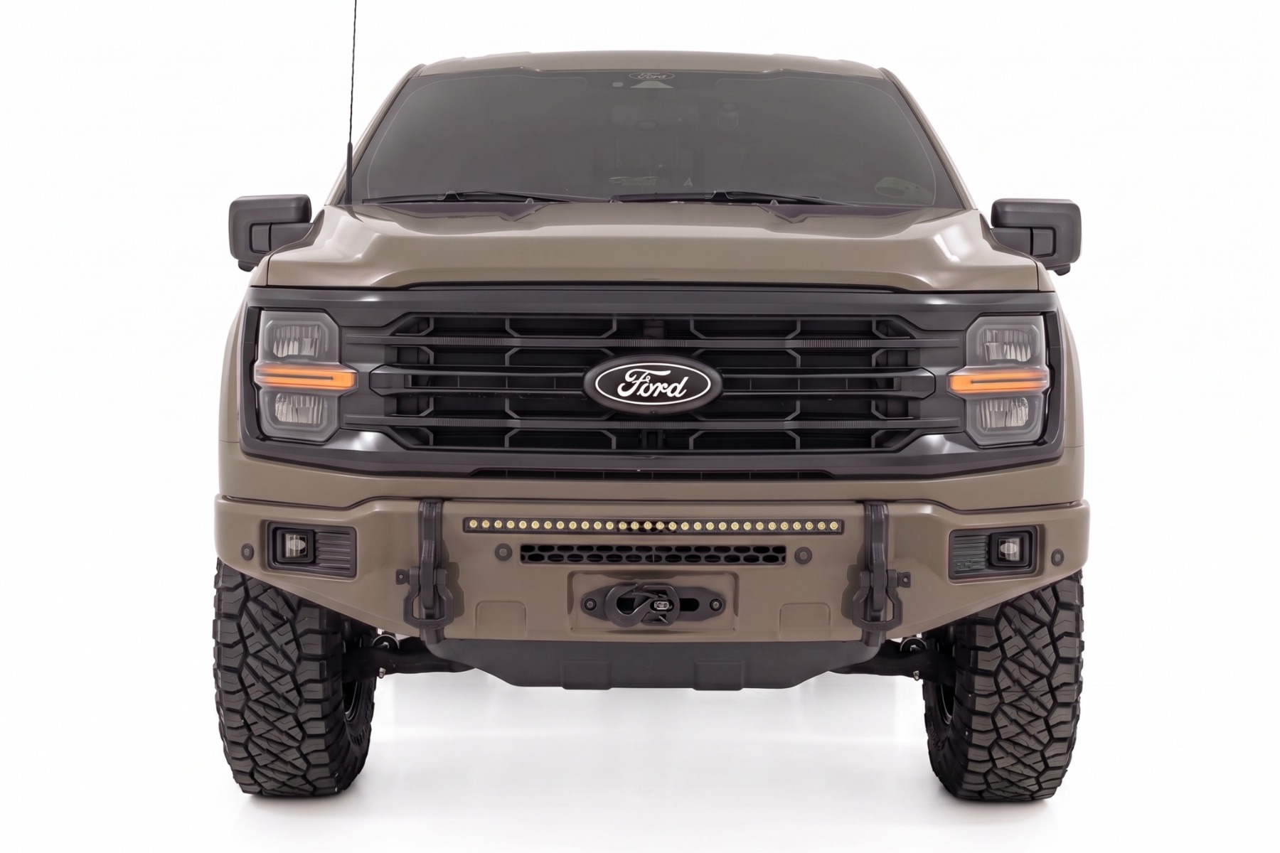 FXS Front Bumper | T9 Marsh Gray | EcoBoost | Ford F-150 2WD/4WD (2021-2025) view 3