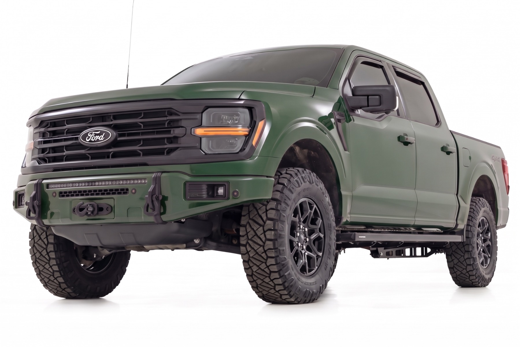 FXS Front Bumper | DB Shelter Green | EcoBoost | Ford F-150 2WD/4WD (2021-2025) view 2
