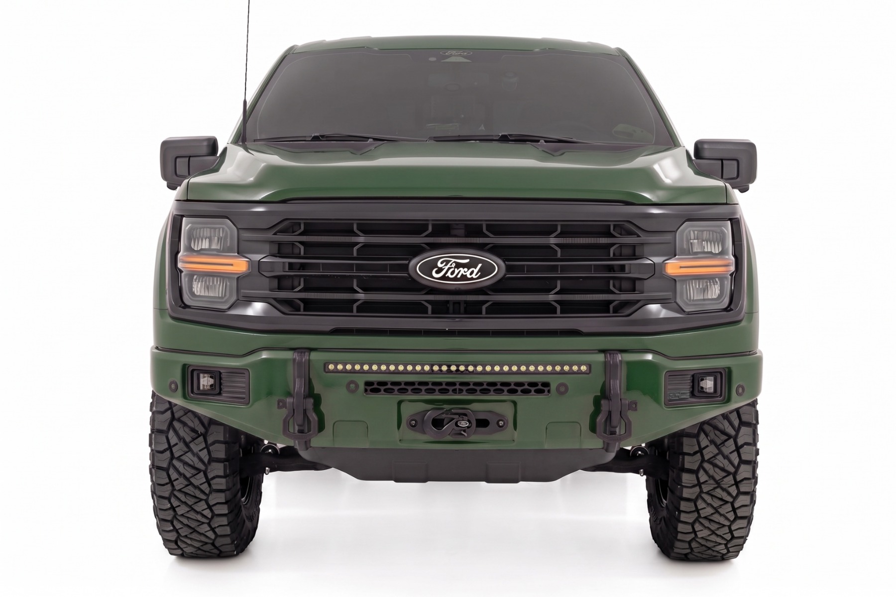 FXS Front Bumper | DB Shelter Green | EcoBoost | Ford F-150 2WD/4WD (2021-2025) view 3