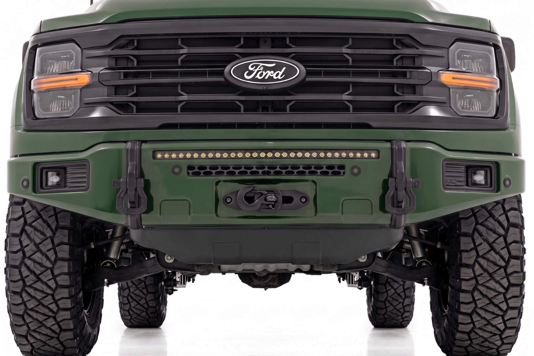 FXS Front Bumper | DB Shelter Green | EcoBoost | Ford F-150 2WD/4WD (2021-2025) view 5