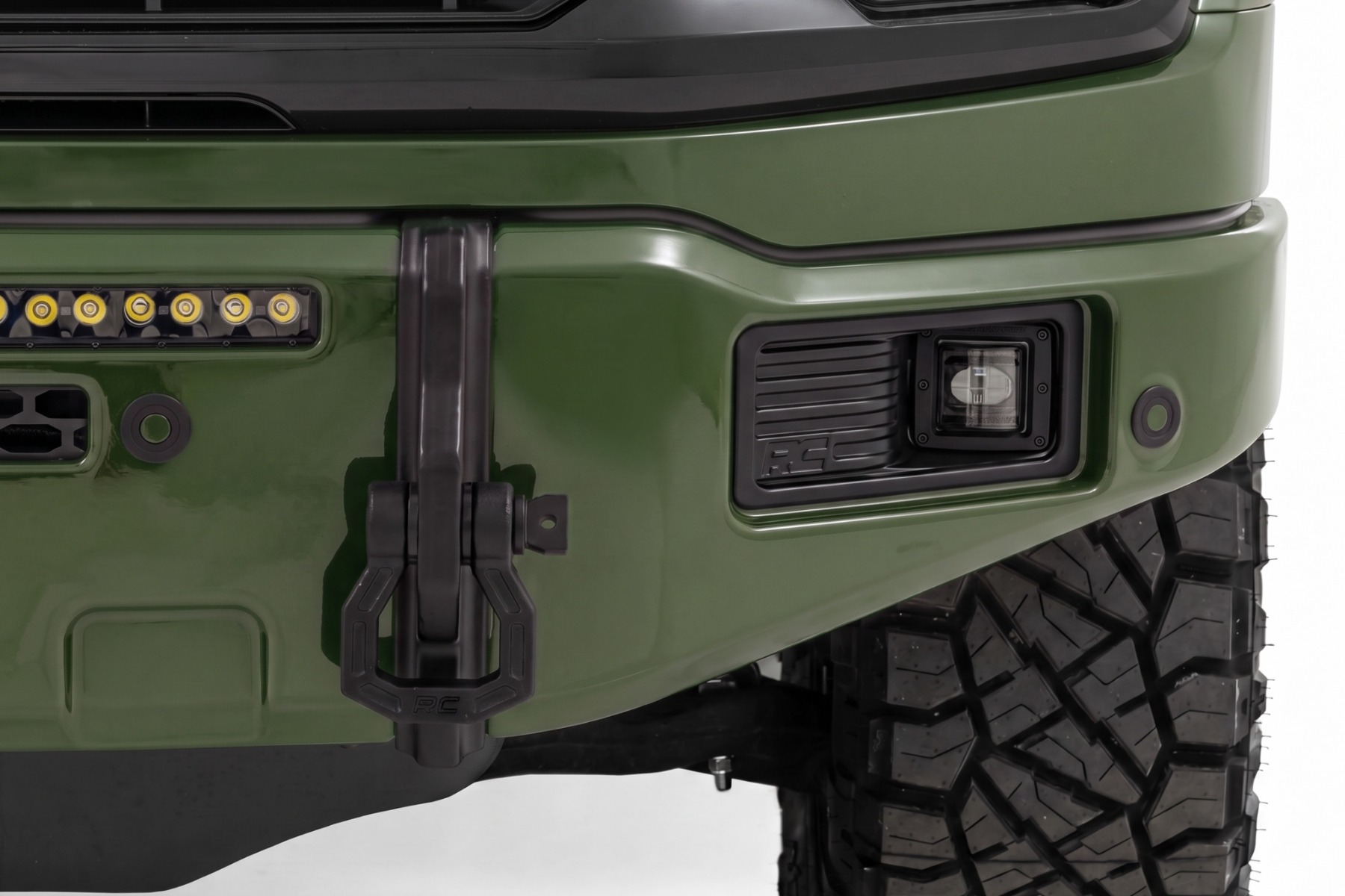 FXS Front Bumper | DB Shelter Green | EcoBoost | Ford F-150 2WD/4WD (2021-2025) view 4