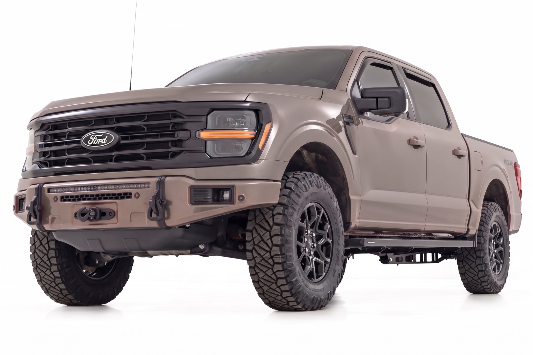FXS Front Bumper | D1 Stone Gray | EcoBoost | Ford F-150 2WD/4WD (2021-2025) view 2