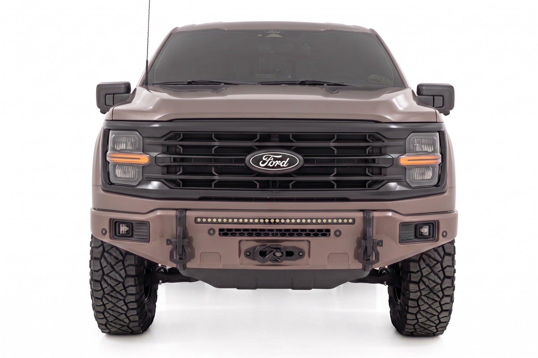 FXS Front Bumper | D1 Stone Gray | EcoBoost | Ford F-150 2WD/4WD (2021-2025) view 3