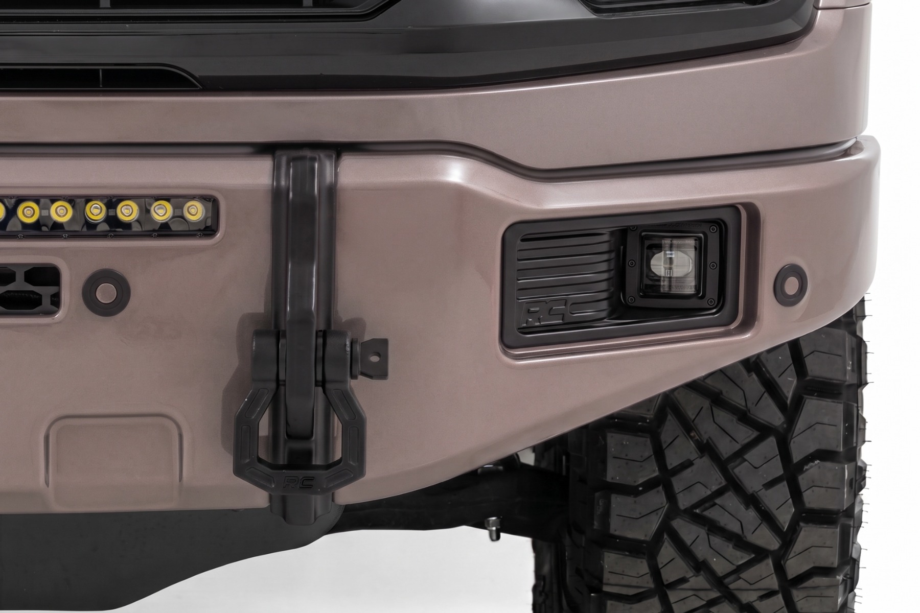 FXS Front Bumper | D1 Stone Gray | EcoBoost | Ford F-150 2WD/4WD (2021-2025) view 4