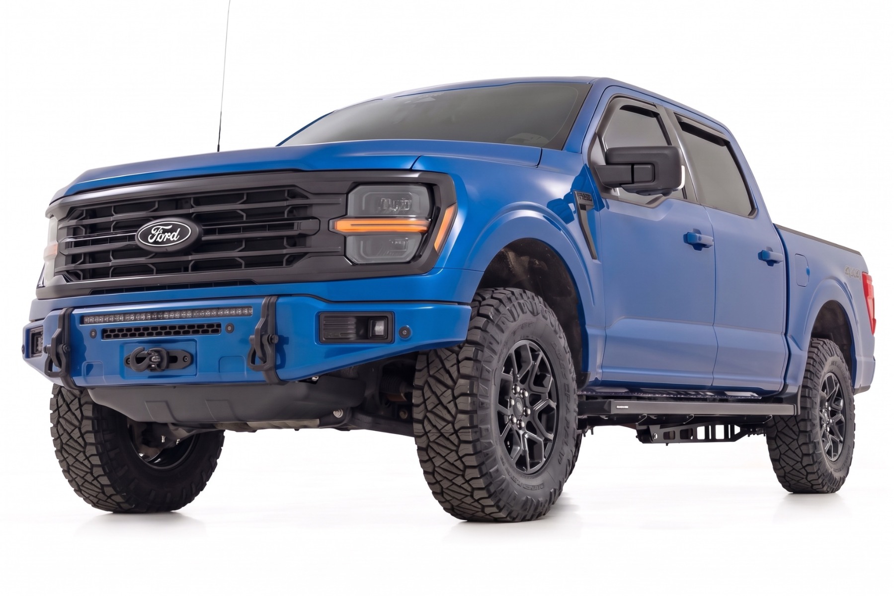FXS Front Bumper | E7 Velocity Blue | EcoBoost | Ford F-150 2WD/4WD (2021-2025) view 2