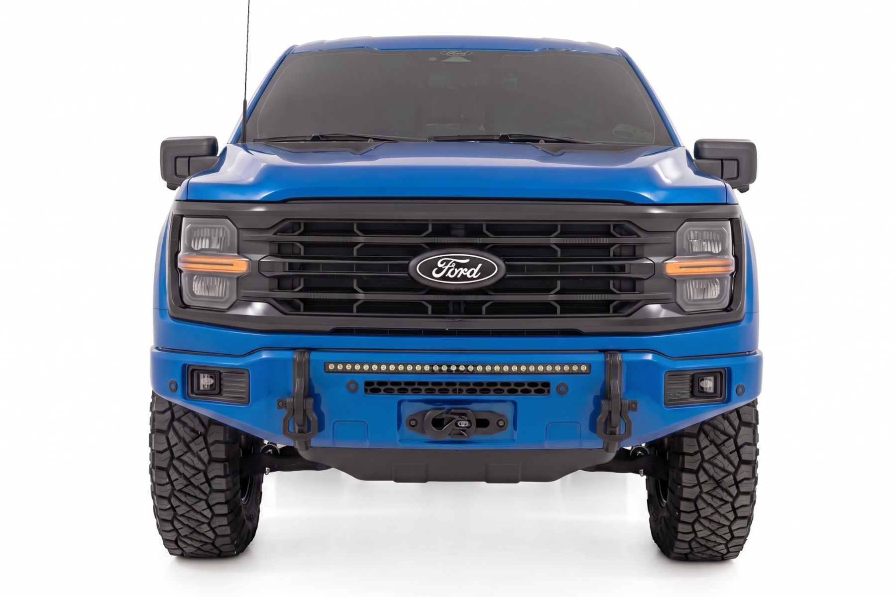 FXS Front Bumper | E7 Velocity Blue | EcoBoost | Ford F-150 2WD/4WD (2021-2025) view 3
