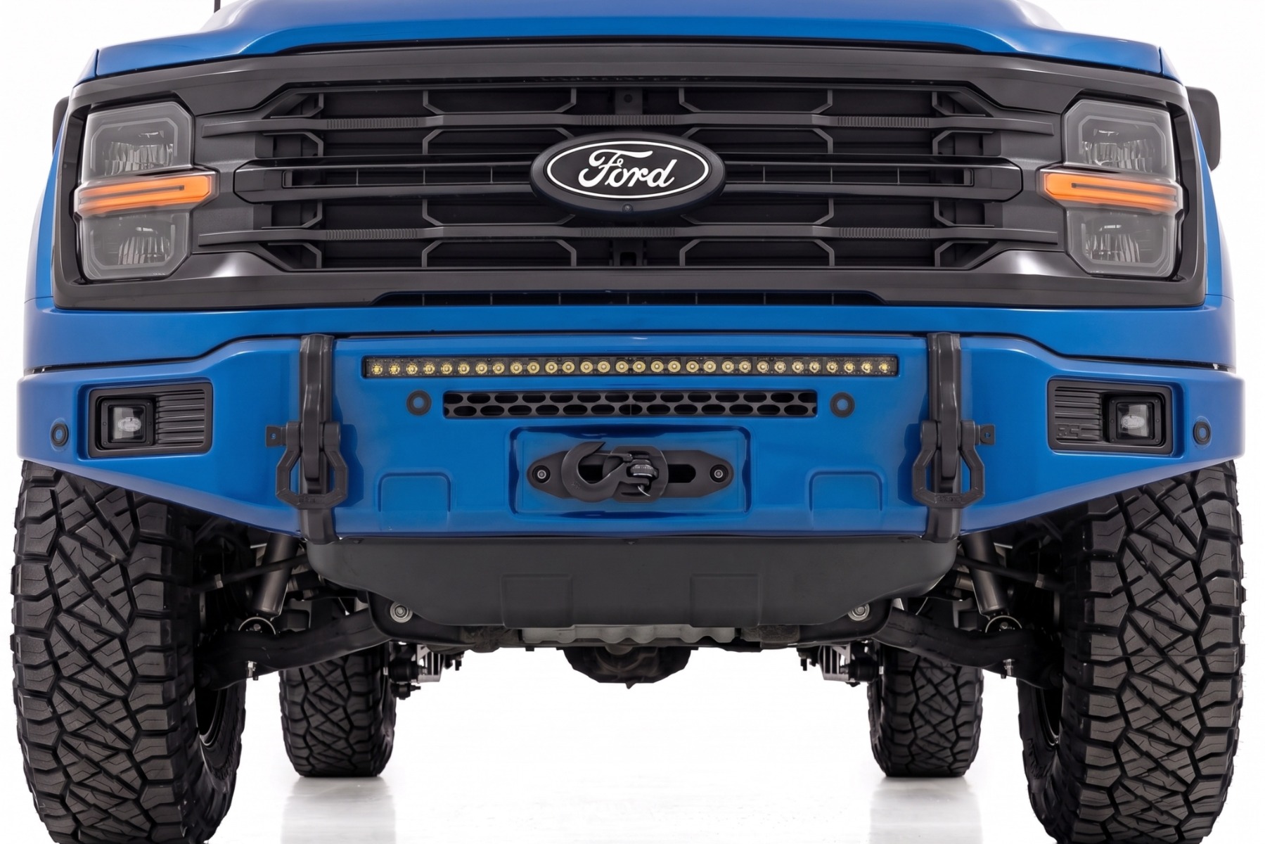 FXS Front Bumper | E7 Velocity Blue | EcoBoost | Ford F-150 2WD/4WD (2021-2025) view 5