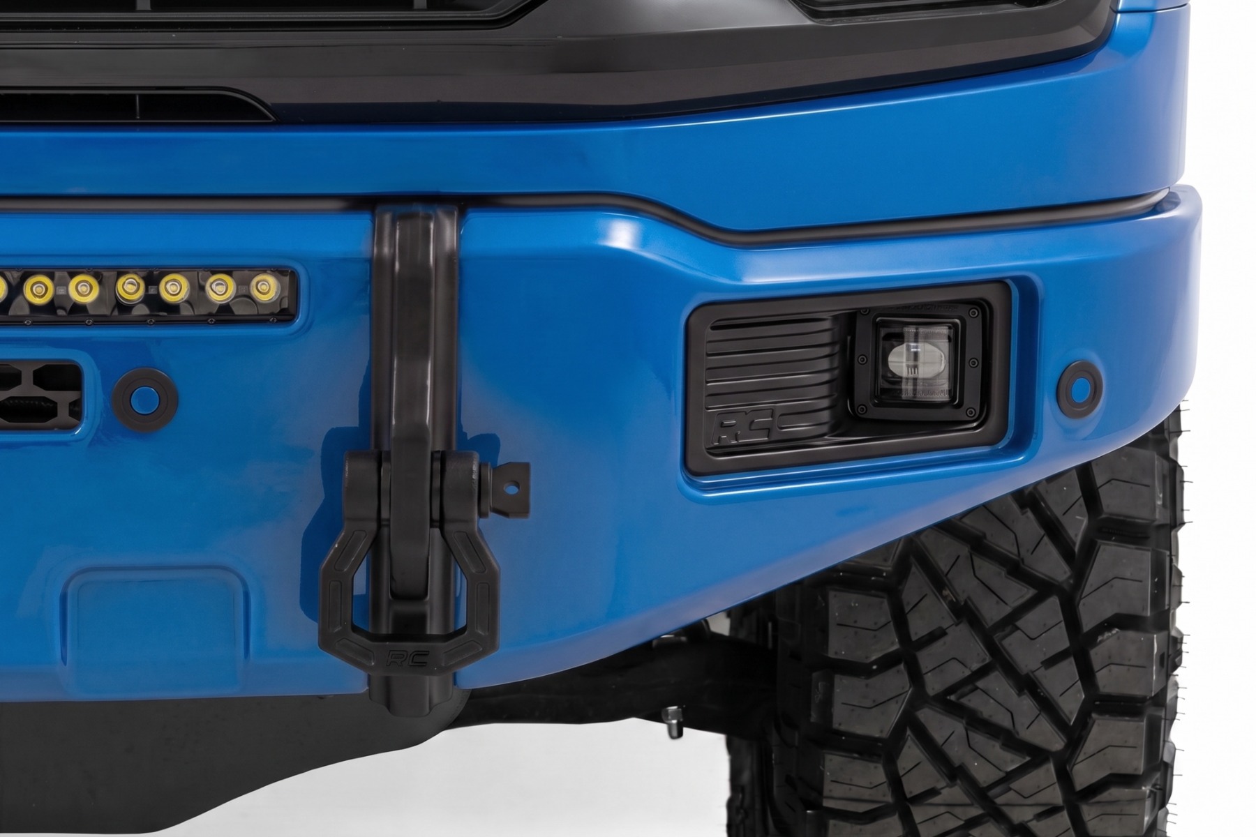 FXS Front Bumper | E7 Velocity Blue | EcoBoost | Ford F-150 2WD/4WD (2021-2025) view 4