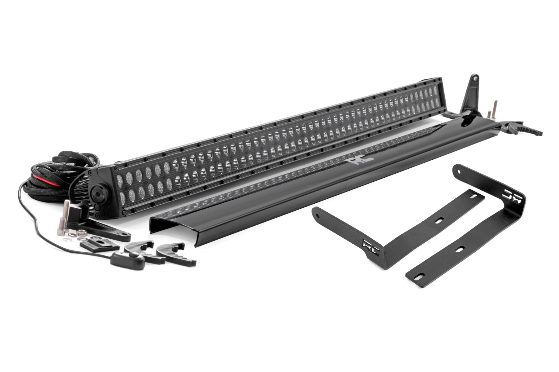 Rough Country LED Light Kit | 50in | Dual Row | Black Series | Kubota RTV-X1120