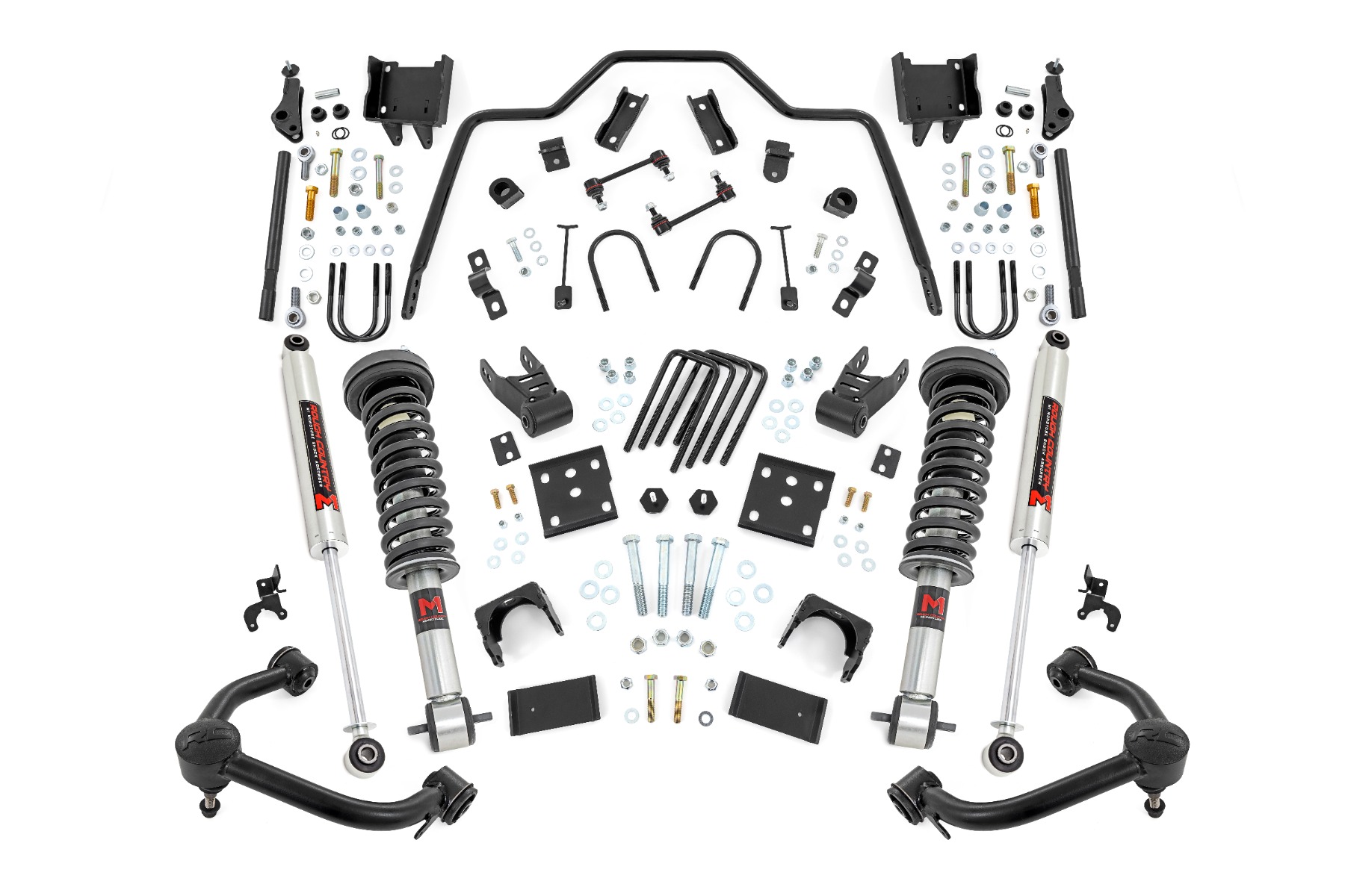 Rough Country 3 Inch Lowering Kit | 5 Inch Rear Lowering | M1 | Ford F-150 4WD (2015-2026)