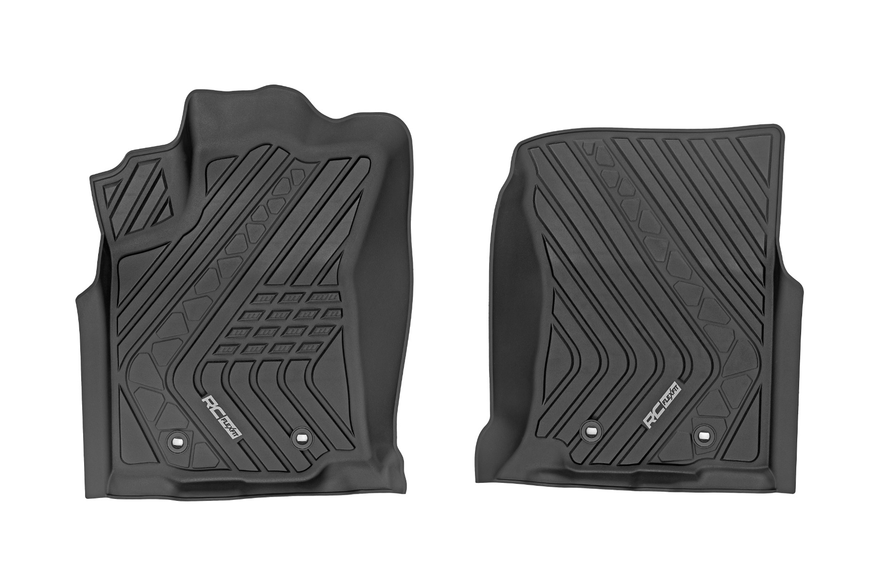 Flex-Fit Floor Mats | Front | Toyota Tacoma 2WD/4WD (2016-2023)