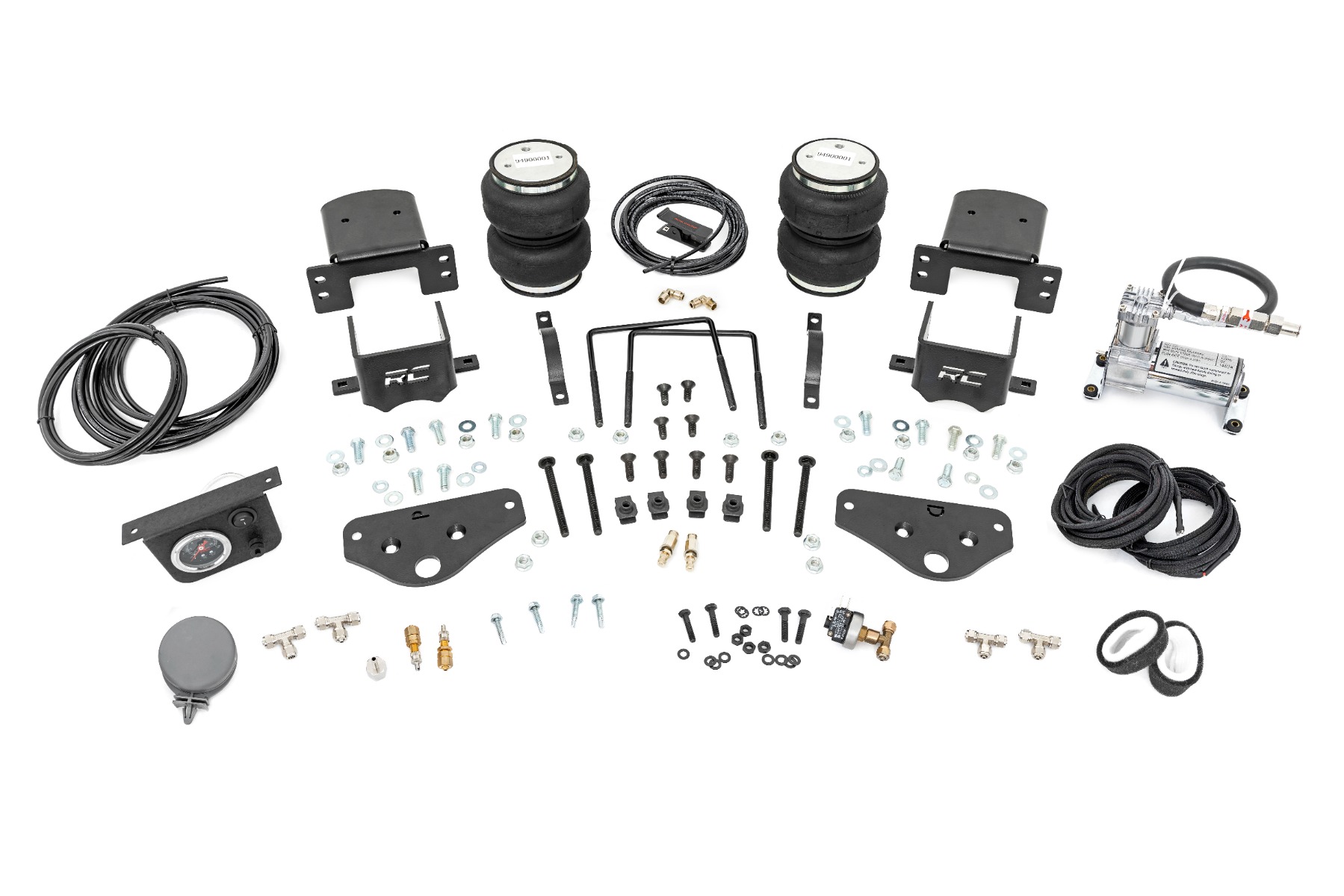Rough Country Air Spring Kit w/ compressor | Ford F-250/F-350 Super Duty 4WD (2017-2026)