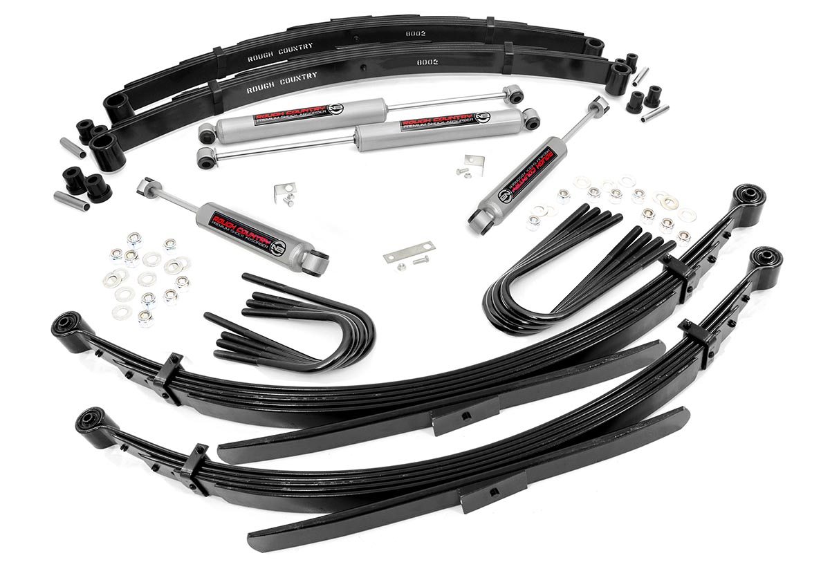 2 Inch Lift Kit | 52 Inch RR Springs | Chevy Half-Ton Suburban/K5 Blazer (88-91)