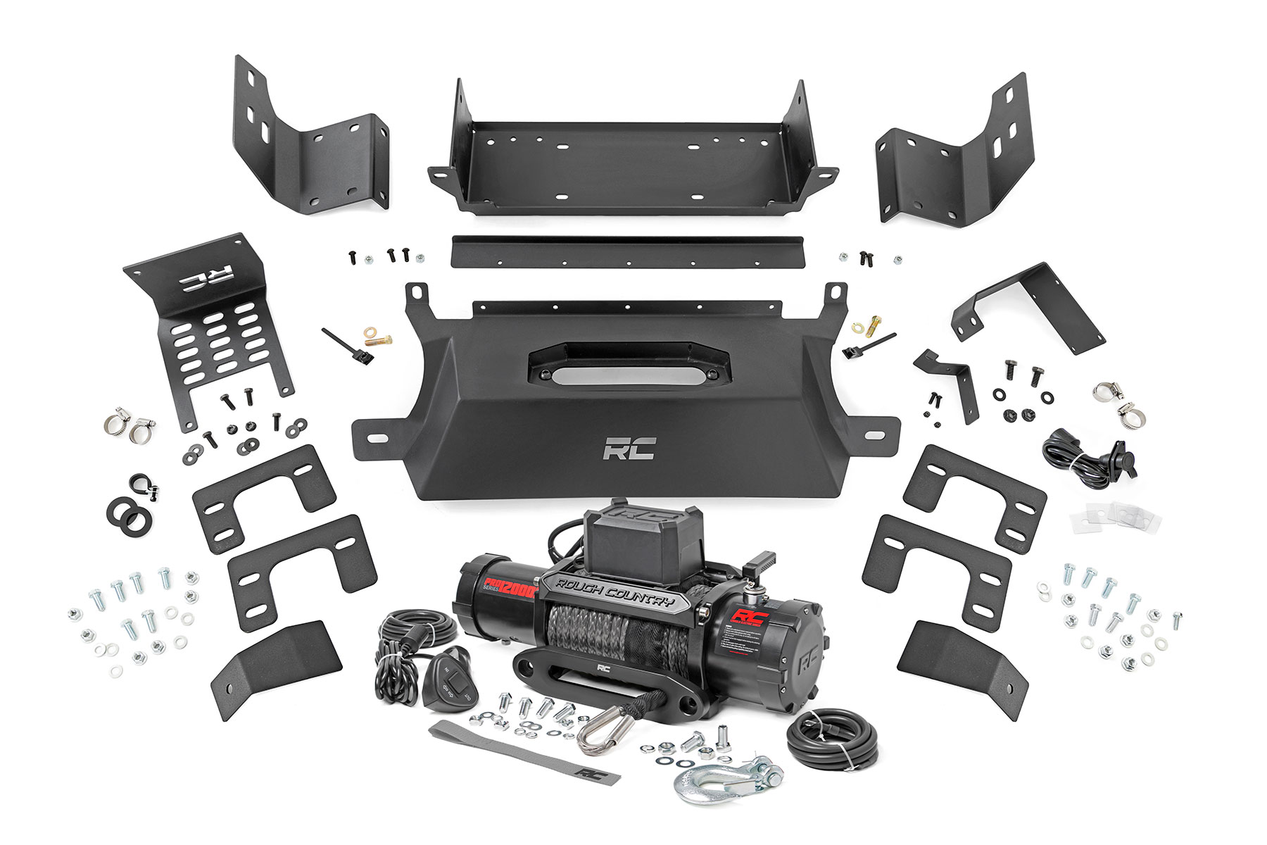 Hidden Winch Mount | 12000S | Ford Bronco 4WD (2021-2026)