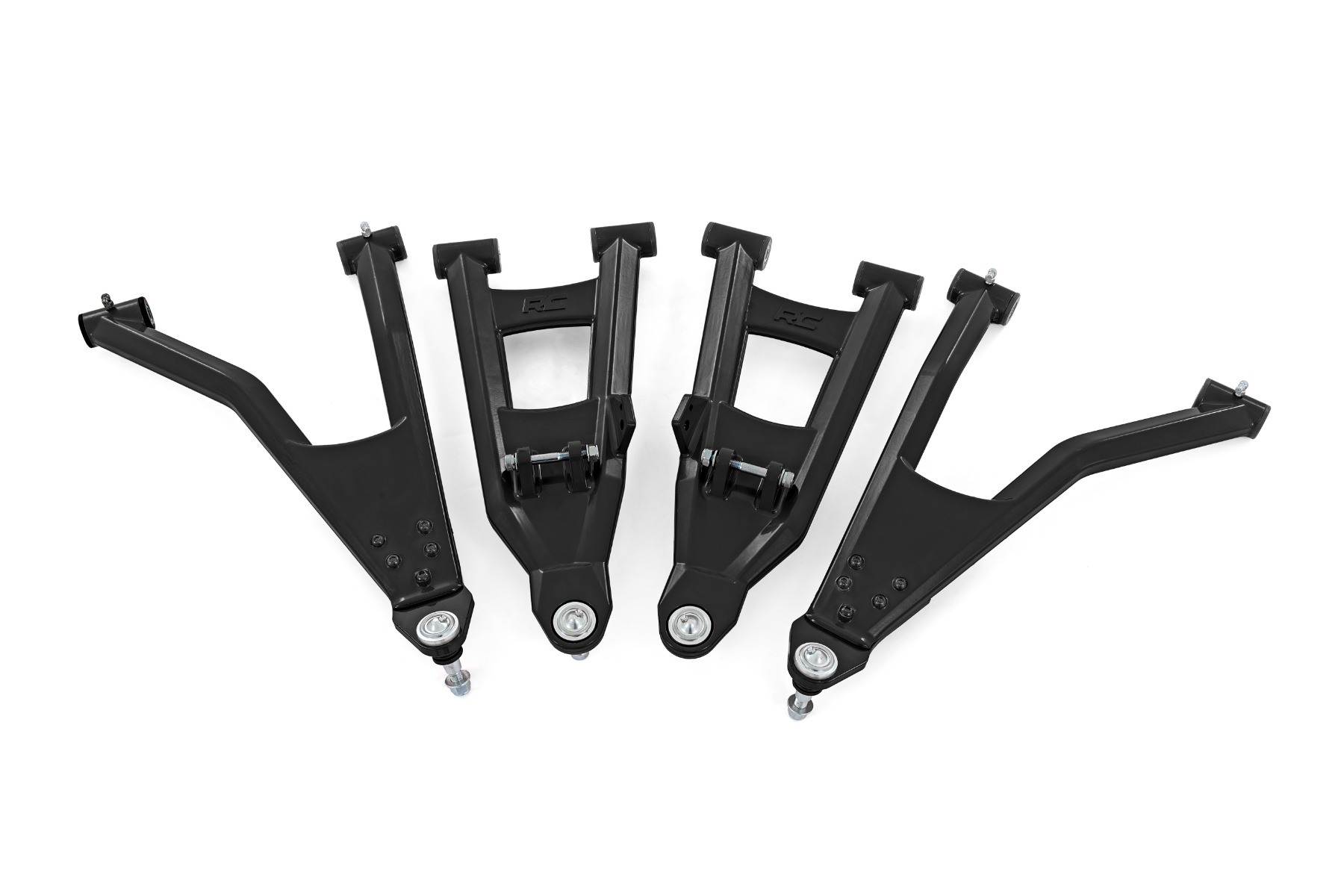 Black Aluminum Control Arms | 2" Forward Offset | Polaris Ranger XP 1000