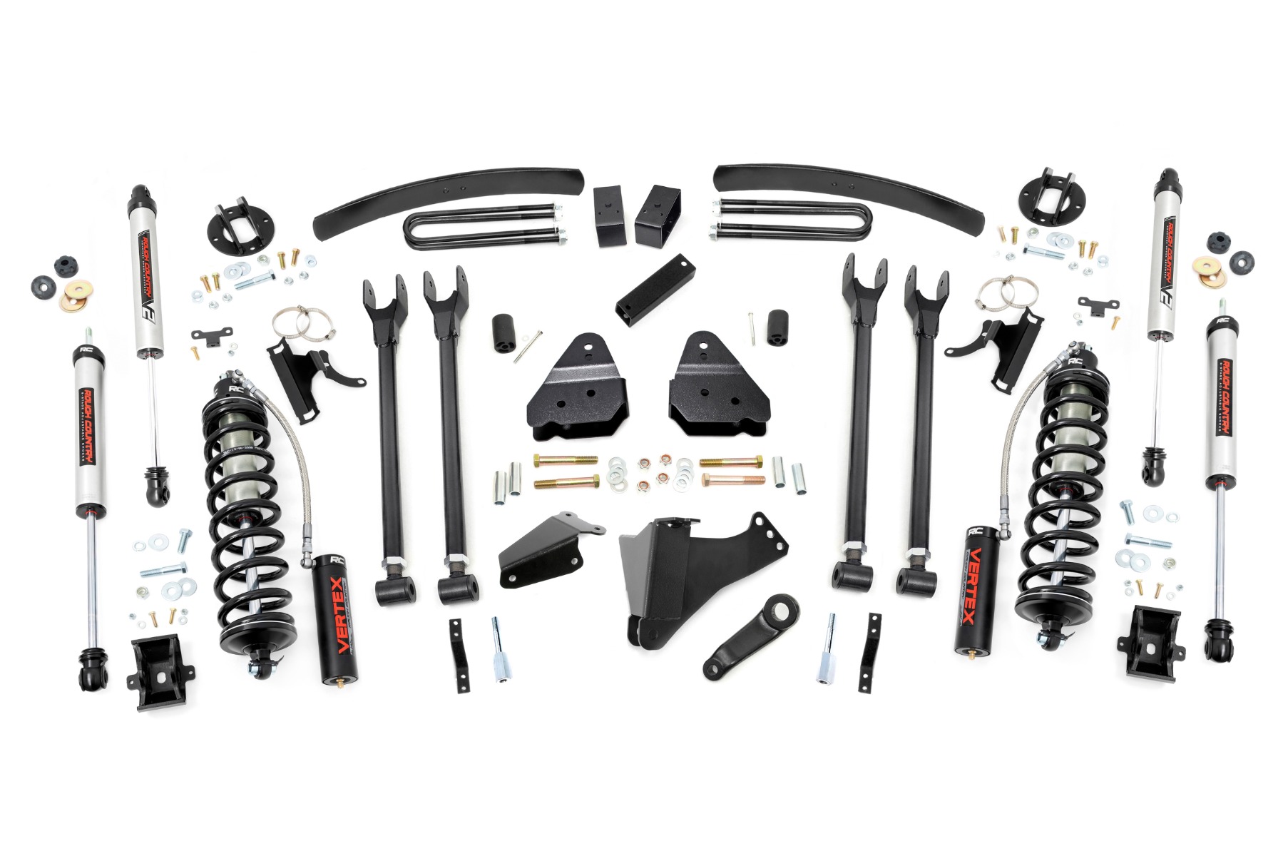 6 Inch Lift Kit | Gas | 4 Link | OVLD | C/O V2 | Ford F-250/F-350 Super Duty (05-07)