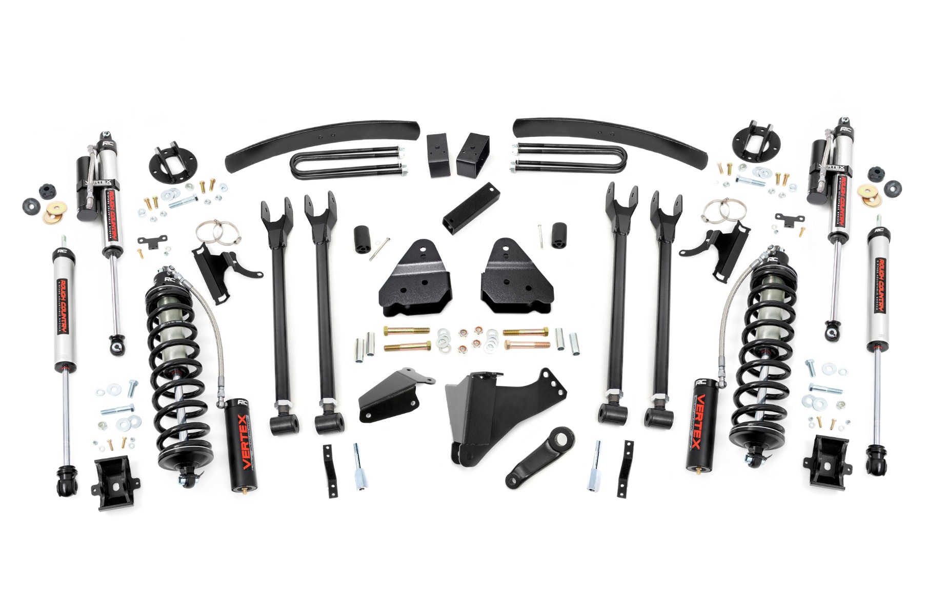 6 Inch Lift Kit | Gas | 4 Link | OVLD | C/O Vertex | Ford F-250/F-350 Super Duty (05-07)