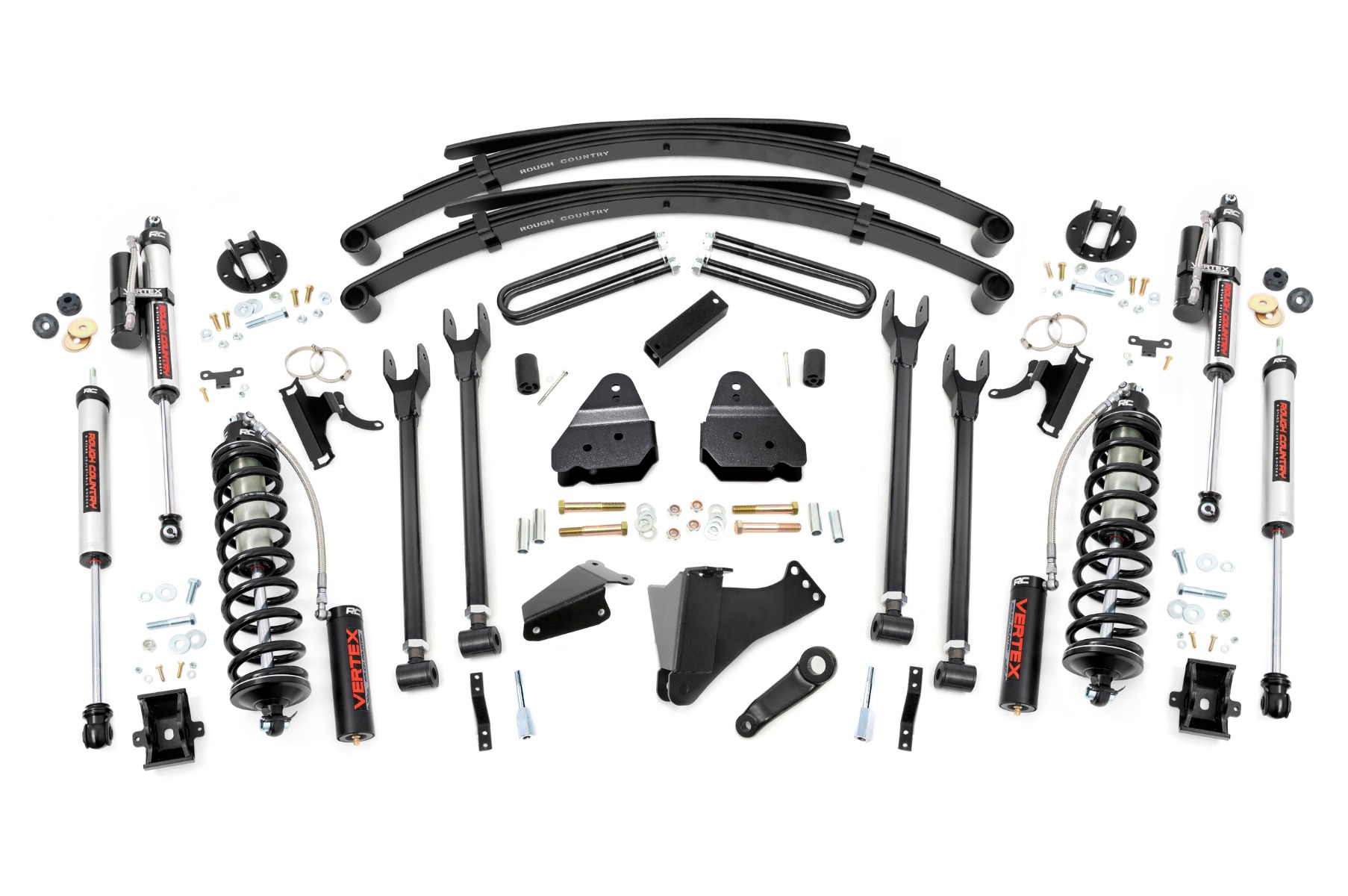 6 Inch Lift Kit | Gas | 4 Link | RR Spring | C/O Vertex | Ford F-250/F-350 Super Duty (05-07)