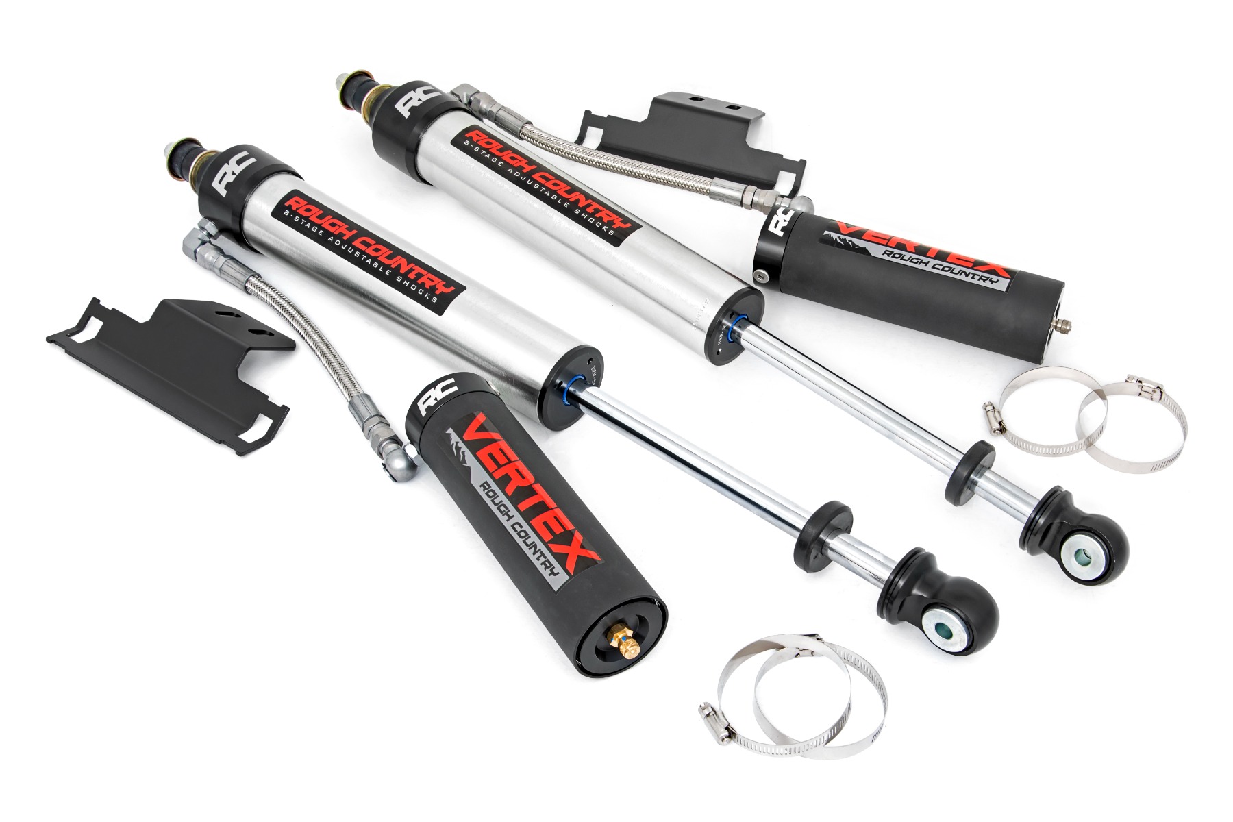 Vertex 2.5 Reservoir Rear Shocks | 6-7" | Toyota Tacoma 2WD/4WD (2005-2023)