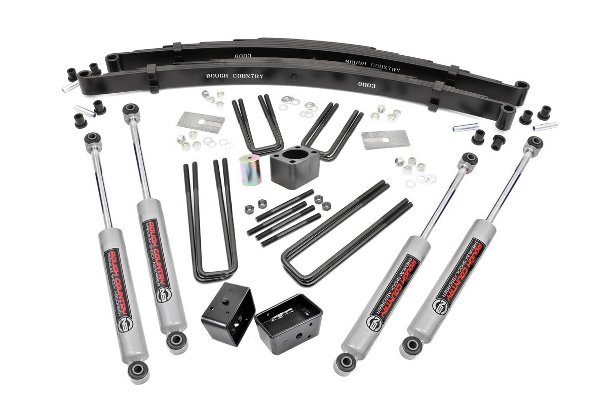 4 Inch Lift Kit | Rear Blocks | Dodge W100 Truck/W200 Truck 4WD (1974-1977)