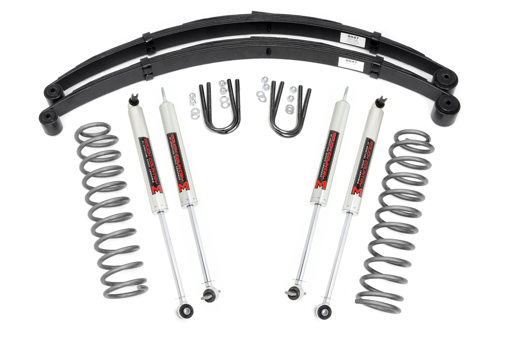 3 Inch Lift Kit | RR Springs | M1 | Jeep Cherokee XJ 2WD/4WD (1984-2001)