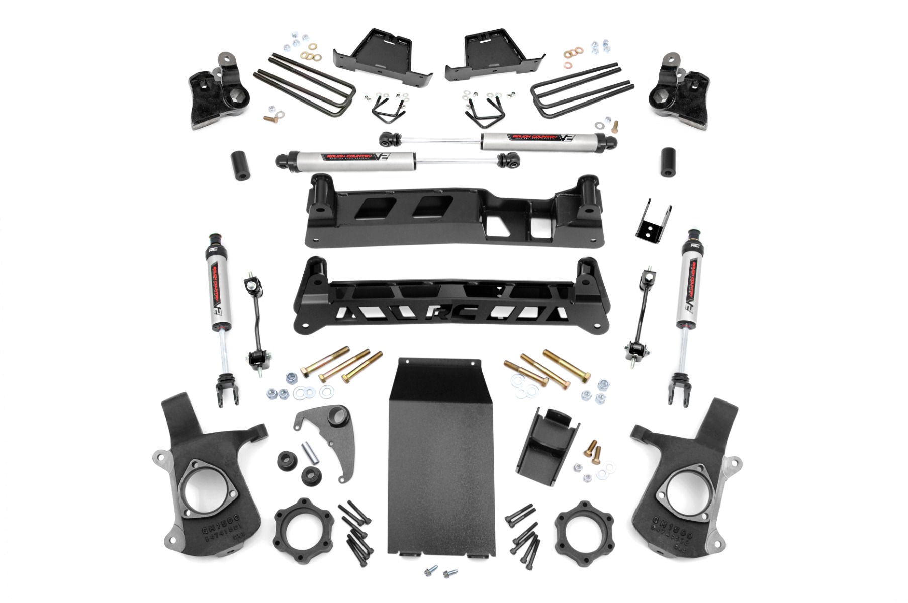 Rough Country 4 Inch Lift Kit | V2 | Chevy Silverado & GMC Sierra 1500 4WD (1999-2006 & Classic)
