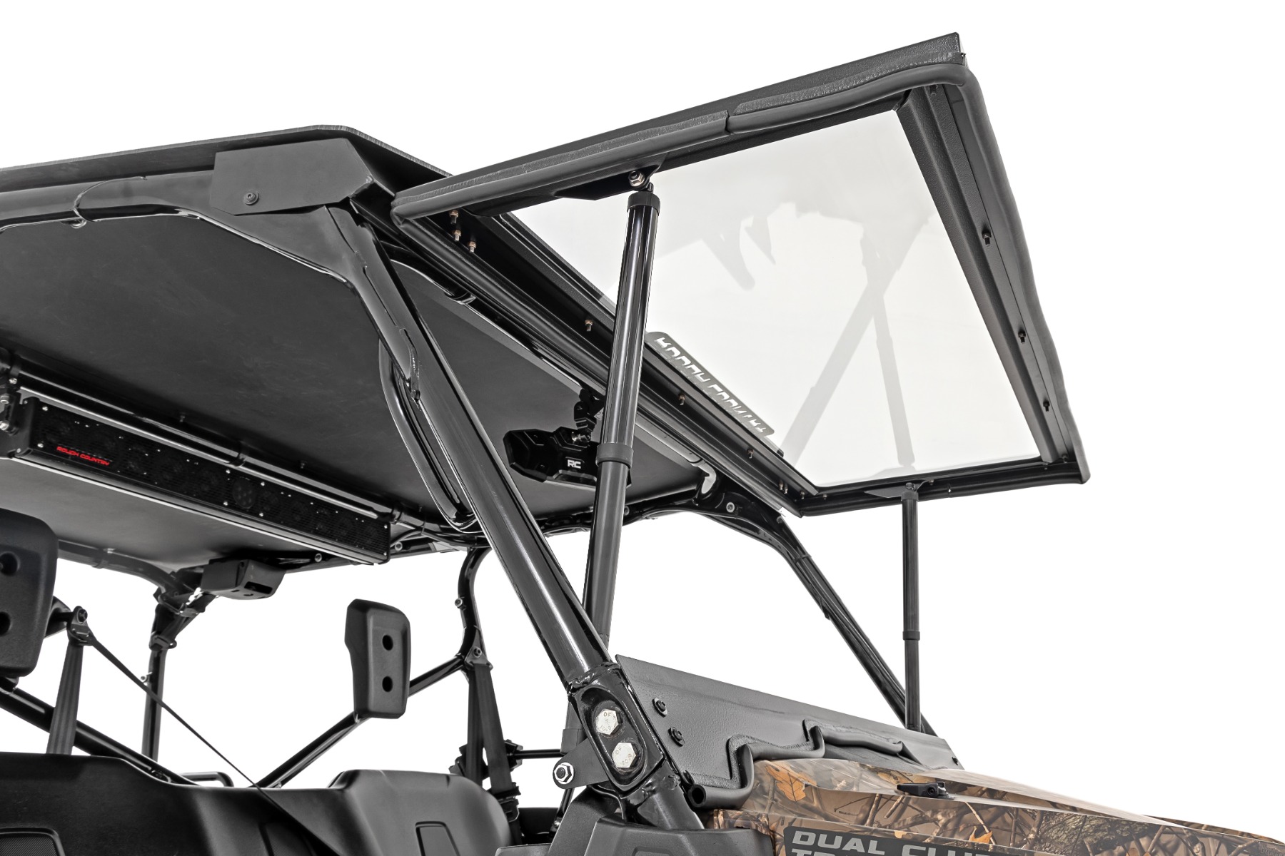 Rough Country Electric Tilt Windshield | Glass | Honda Pioneer 1000