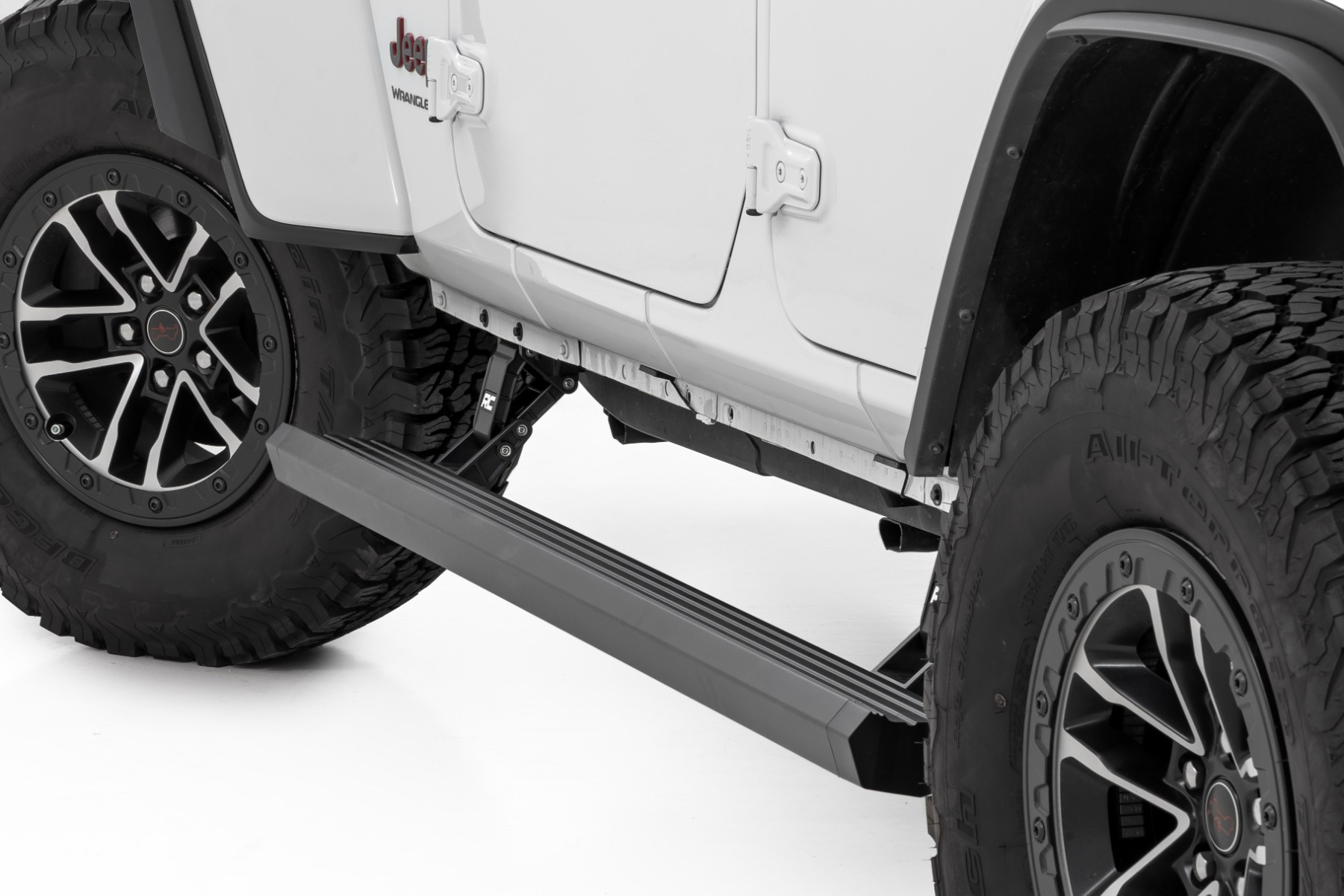 Rough Country Power Running Boards | 4 Door | Jeep Wrangler JL (2018-2026)