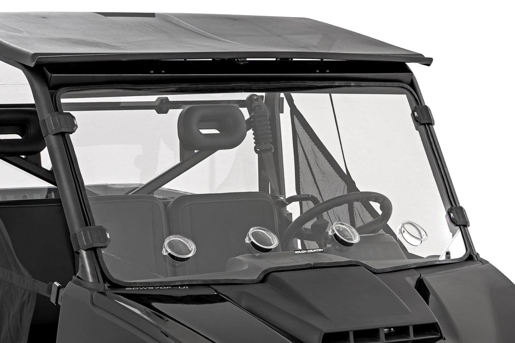 Vented Full Windshield | Scratch Resistant | Segway UT6