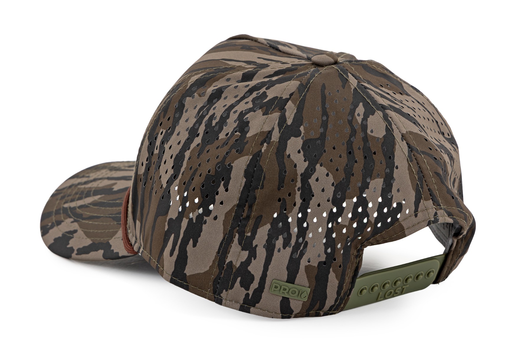 Rough Country Hat | OG Bottomland Camo | Rough Country Leather Patch view 2