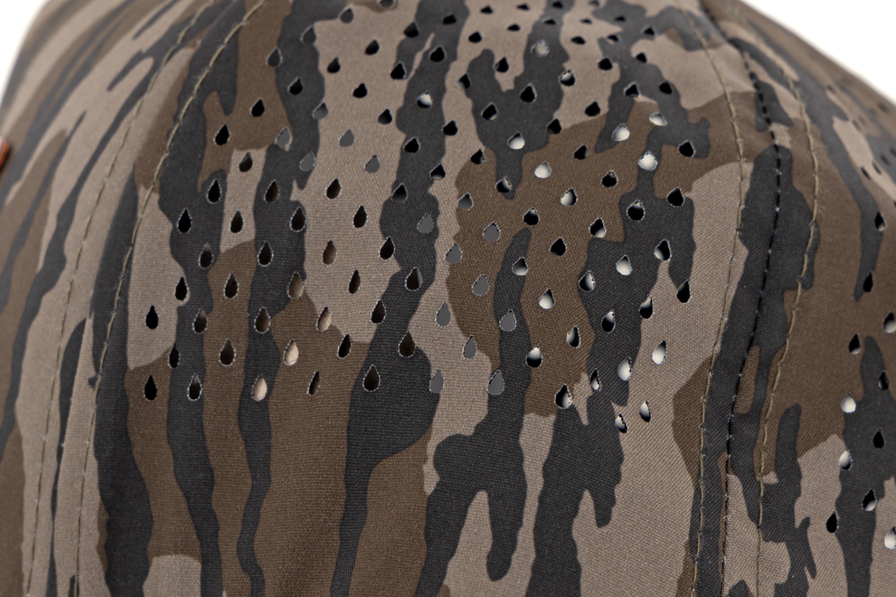 Rough Country Hat | OG Bottomland Camo | Rough Country Leather Patch view 3